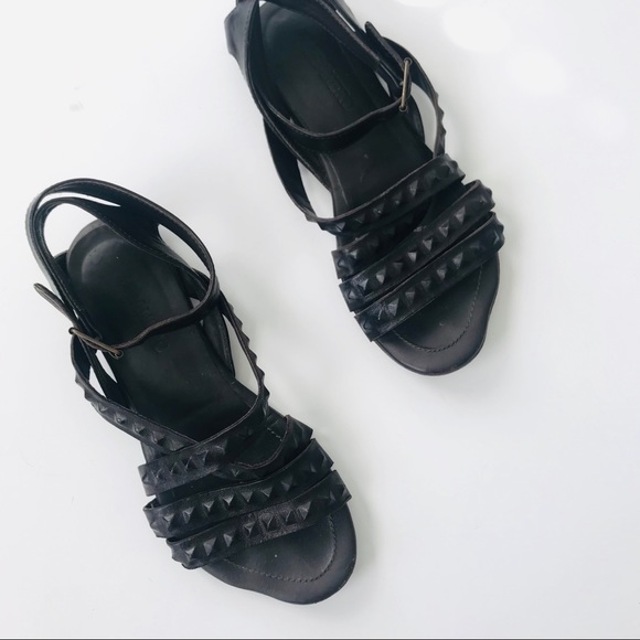 Elisanero black studded gladiator boho sandals - Picture 3 of 7